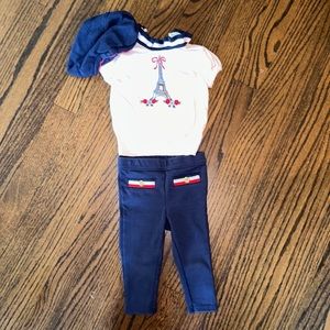 Janie and Jack Parisian Outfit Set